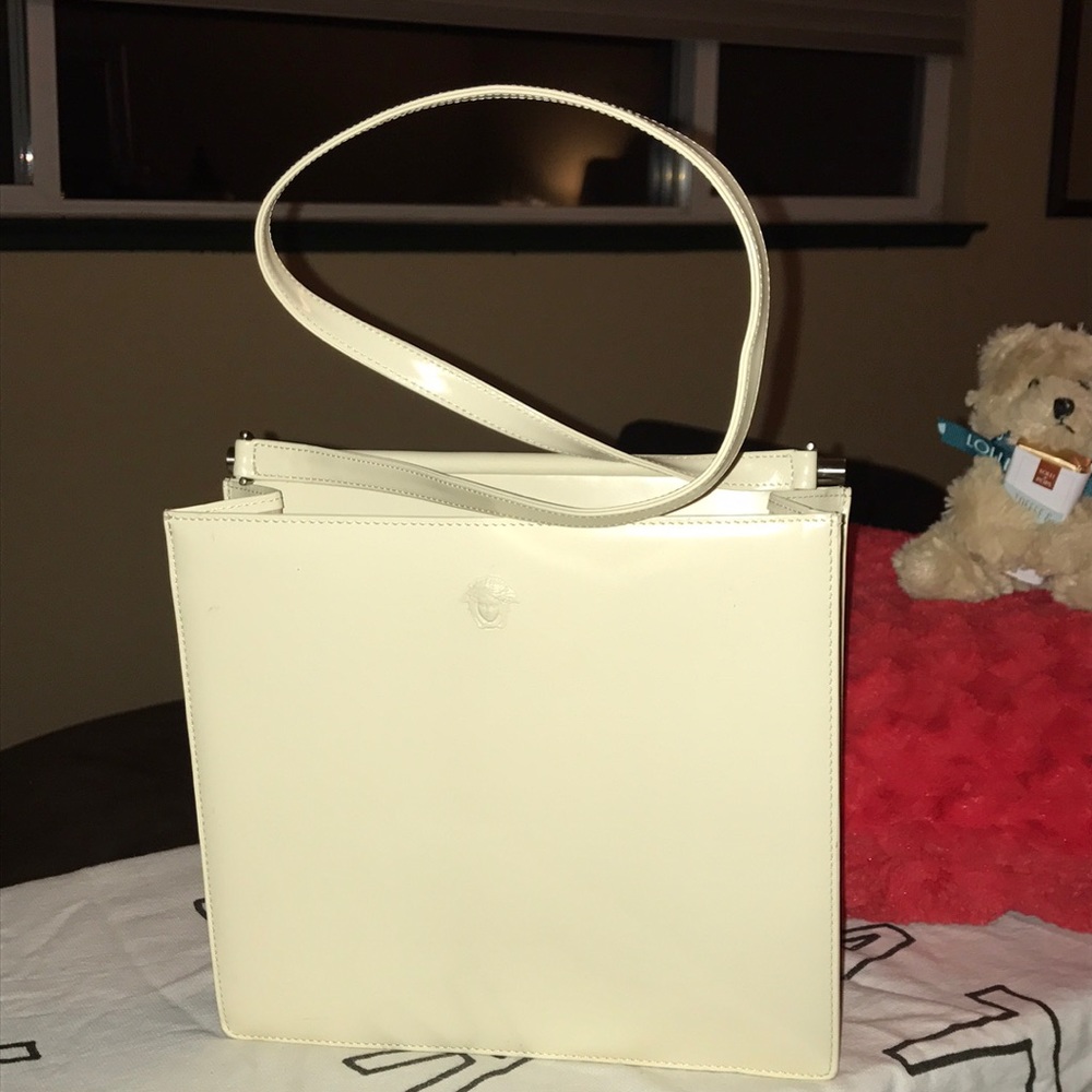 Versace patten leather purse